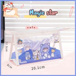 Cute Transparent Pencil Case