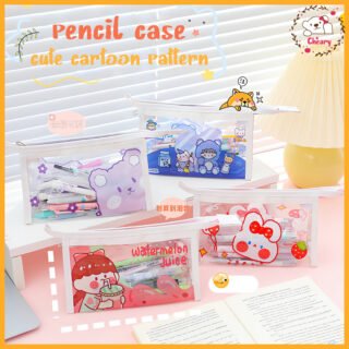 Cute Transparent Pencil Case