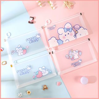 Sweet Diary Transparent Pencil Case