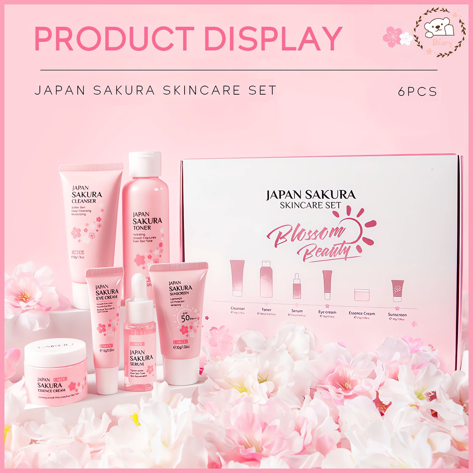 Sakura Skincare Set
