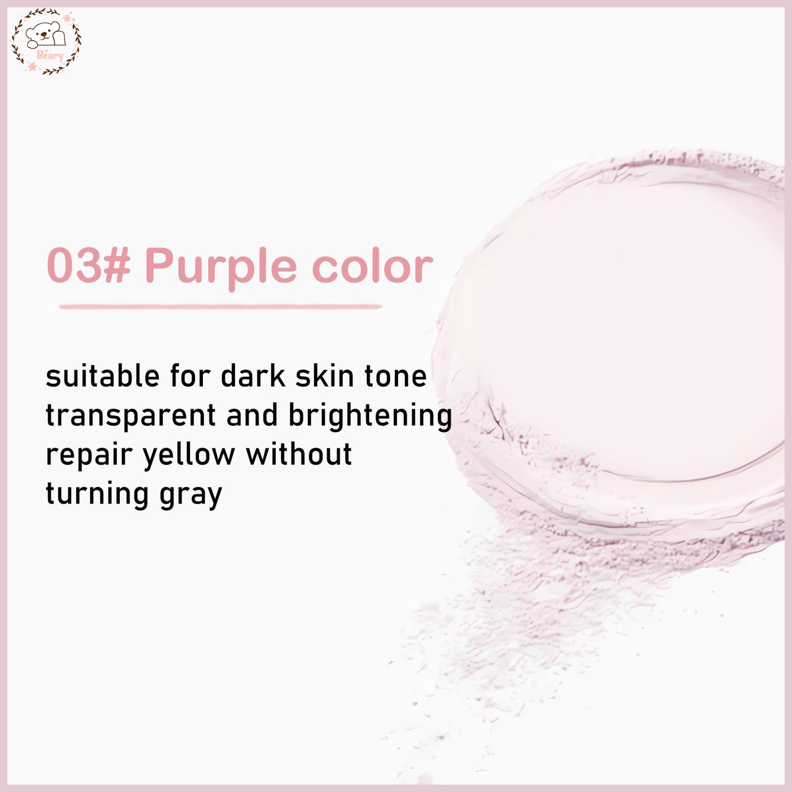 لوس باودر نوفو Novo Loose Powder الباودر خفيف وملمسه ناعم على البشره بيتحكم في افراز الزيوت بيخلي شكل البشره ماط بدون لمعه