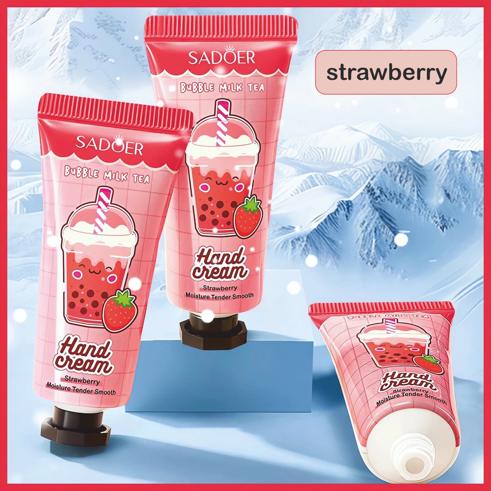 كريم اليد بالفاكهه Fruit Hand Cream الكريم ترطبه عميق بيعالج جفاف وخشونه اليد وبيخلي الجلد اكتر حيويه ومرونه ملمسه ناعم منعش لليد ومش استيكي