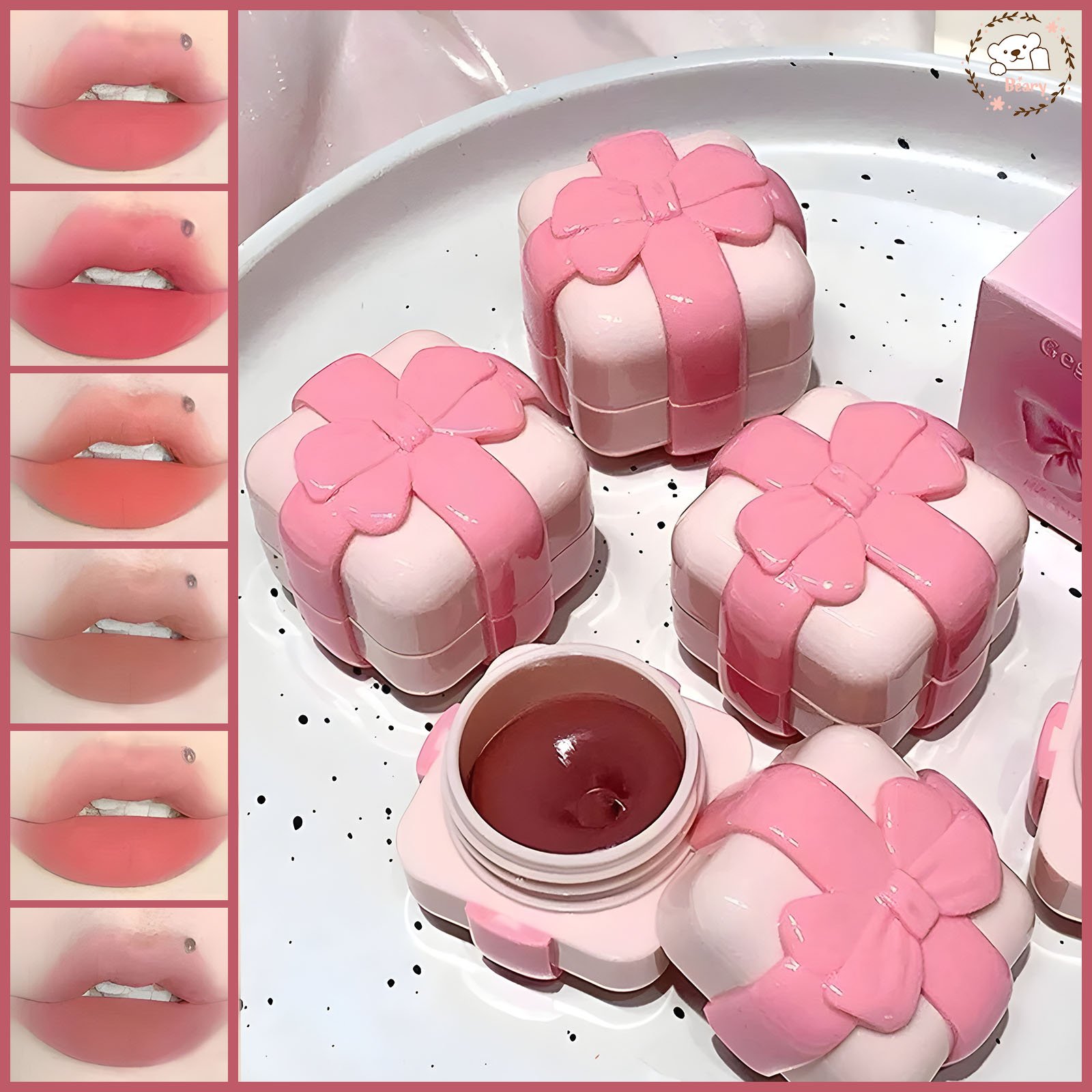 الروج ال mud من أنعم أنواع الأرواج بيدي الشفايف لوك ماط بدون ميشقق أو يخلي شكلها جاف عشان كده وفرنالكم روج الهديه  Gift Lip Mud الروج ناعم جدا على الشفايف سهل الدمج