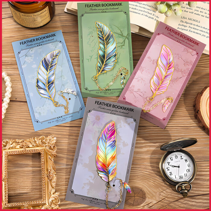 بوك مارك الريشة