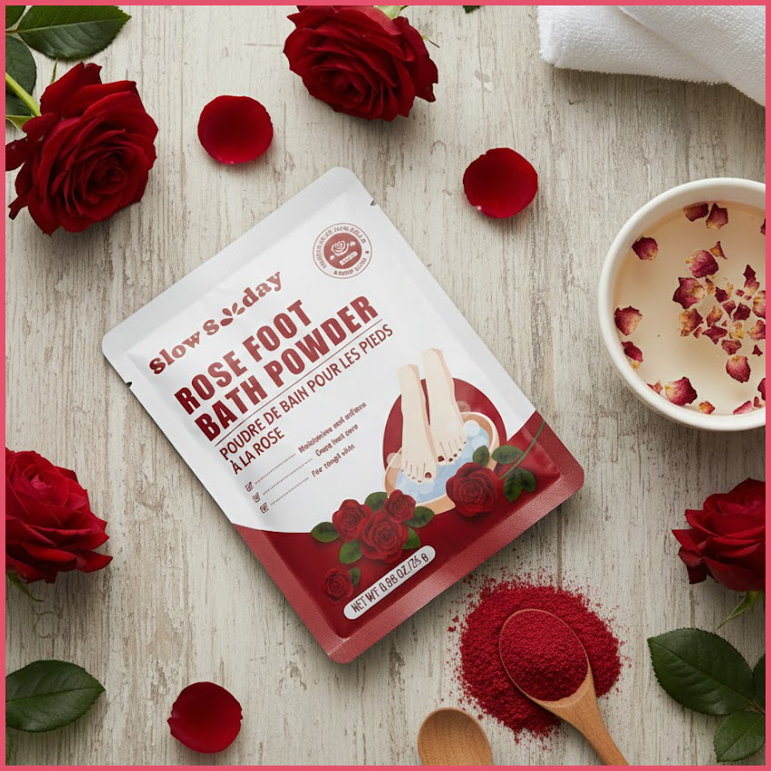 بدكير القدمين بالأزهار